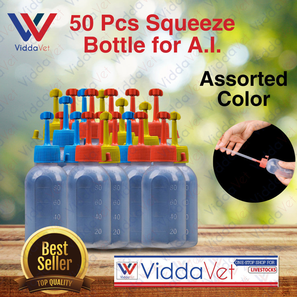 Squeeze Bottle 100ml 50pcs