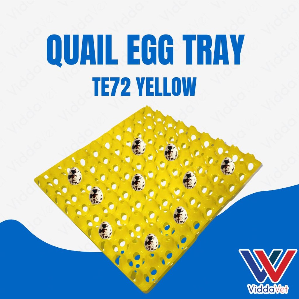 Yellow Quail Pugo Egg Tray 24 Slot