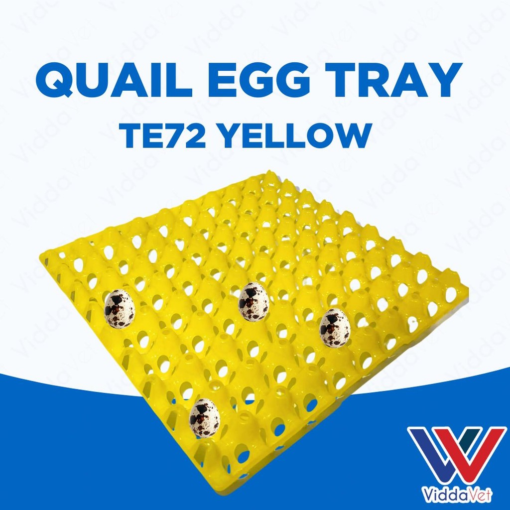 Yellow Quail Pugo Egg Tray 24 Slot
