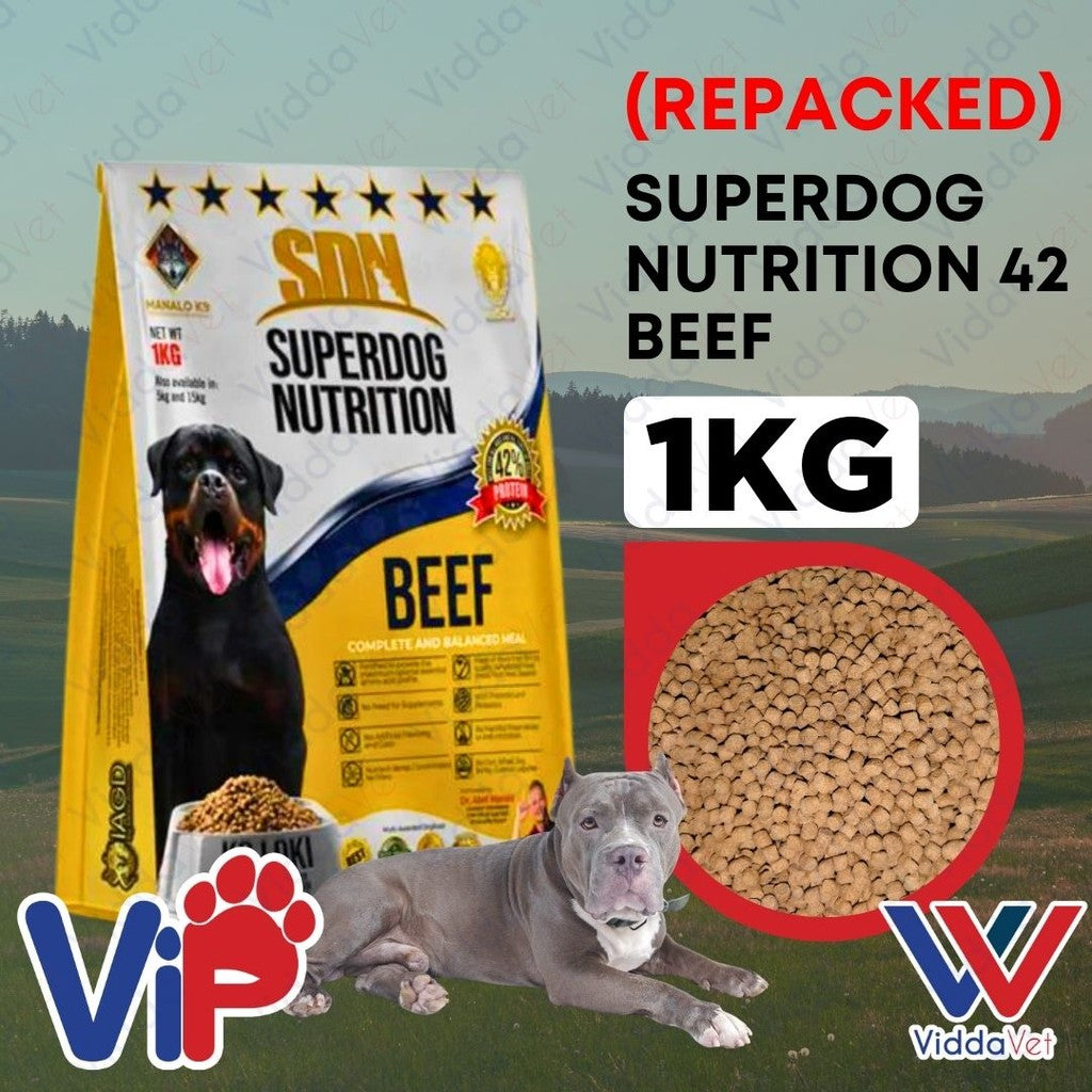 SDN 42 Superdog Nutrition Beef 1kg