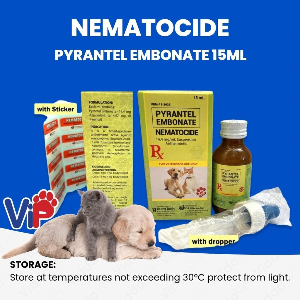 Nematocide Pyrantel Embonate 15ml