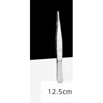 Tweezers 12.5cm/14cm/16cm/20cm/25cm Stainless Steel Medical Precision Straight Forceps