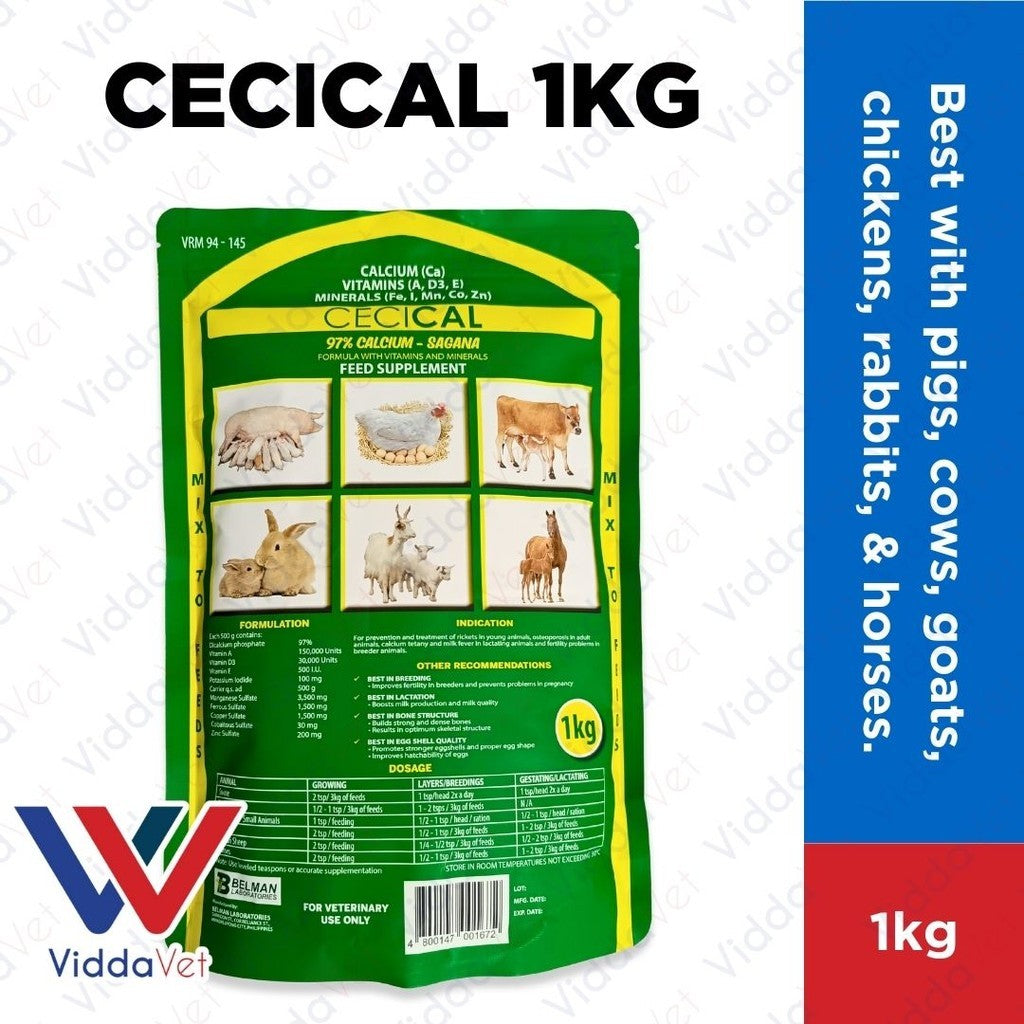 Cecical Powder Feed Supplement 1kg