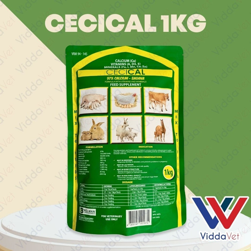 Cecical Powder Feed Supplement 1kg