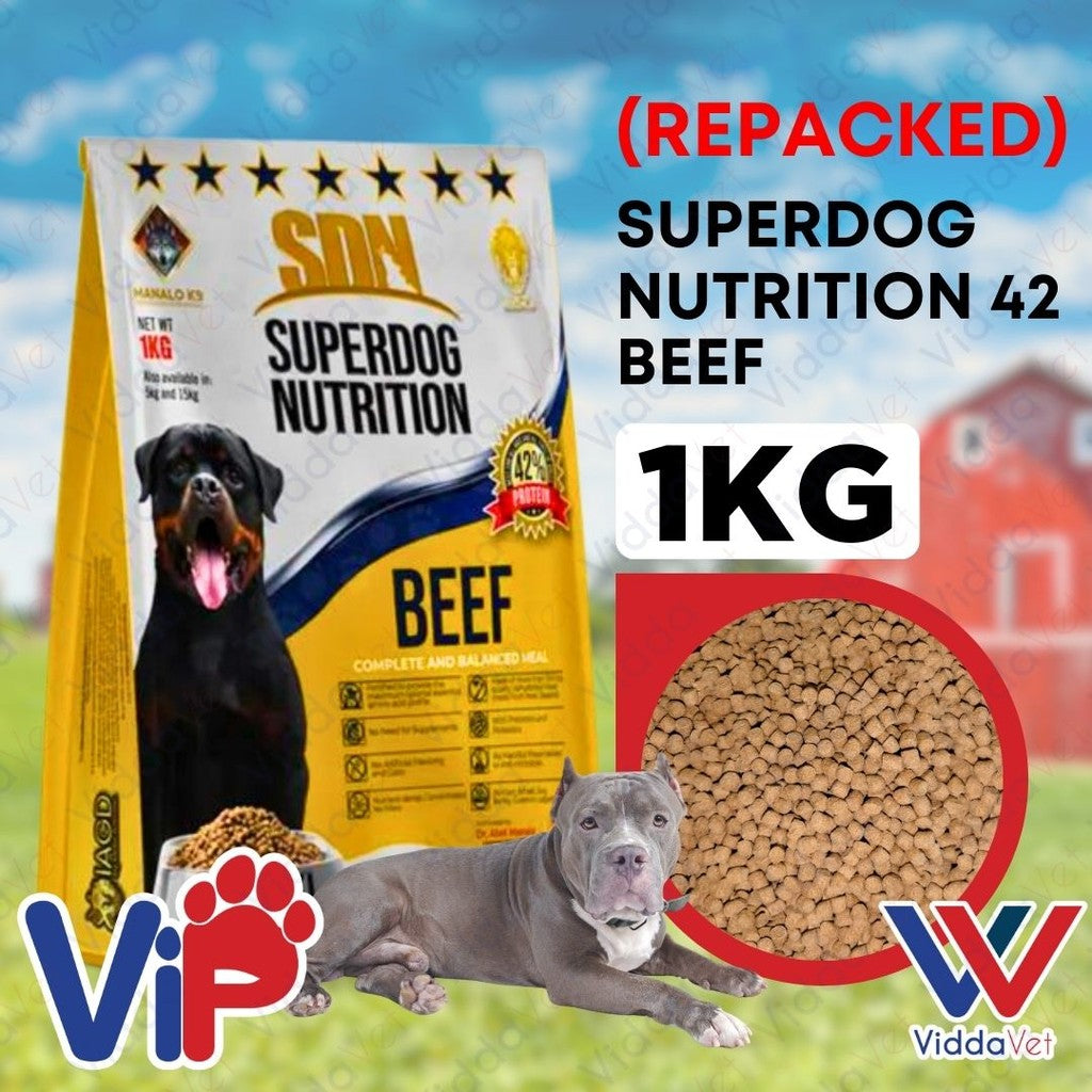 SDN 42 Superdog Nutrition Beef 1kg