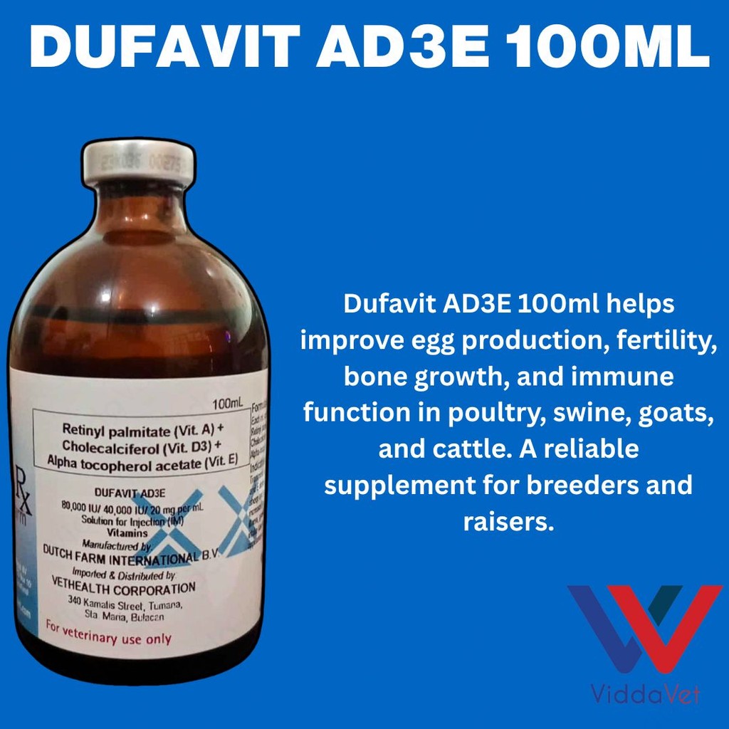 Dufavit AD3E 100ml Vitamin Supplement