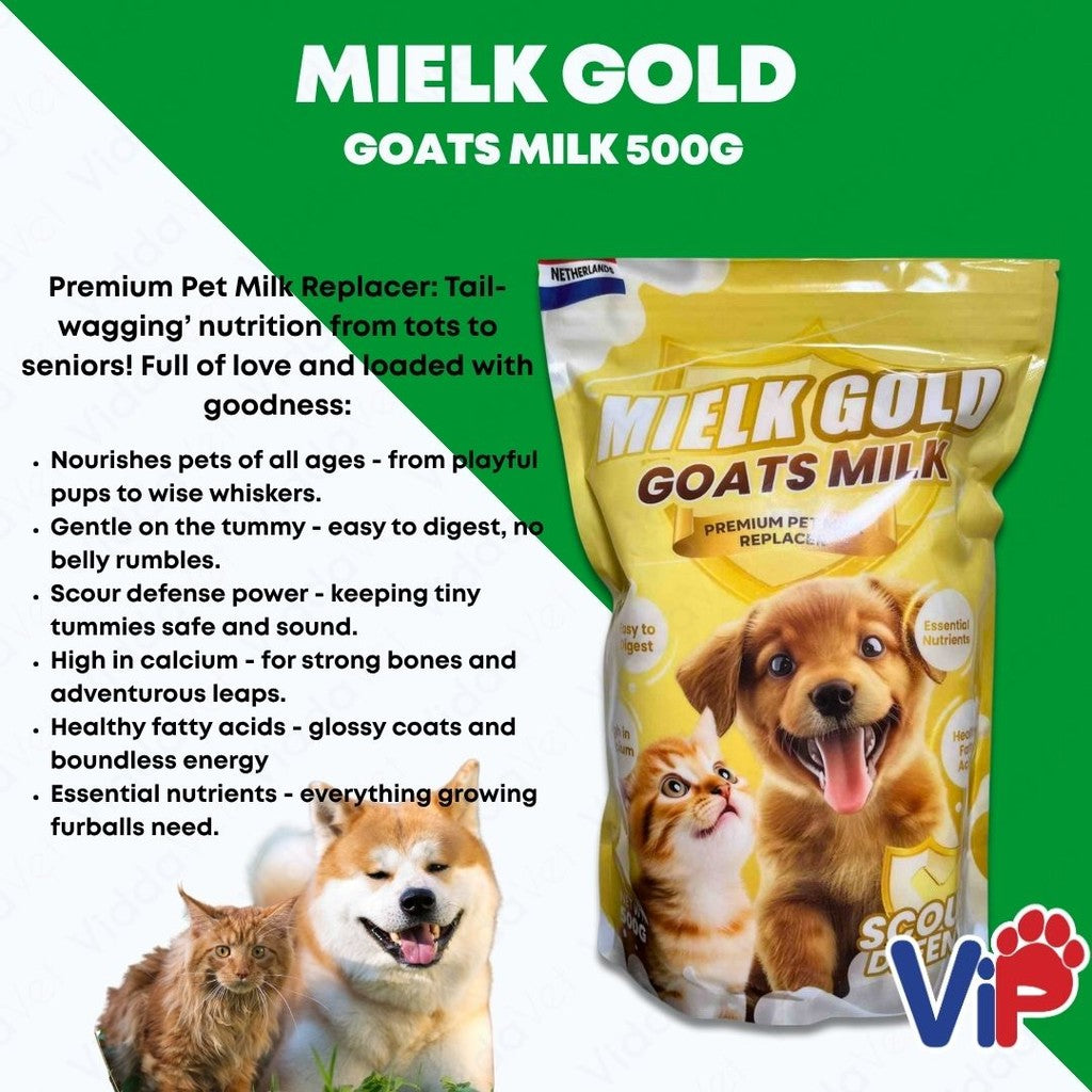 Mielk Gold High Quality Pet Milk Formula 500g