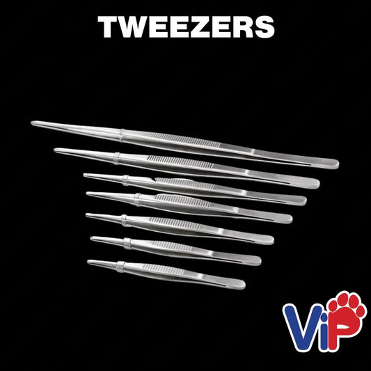 Tweezers 12.5cm/14cm/16cm/20cm/25cm Stainless Steel Medical Precision Straight Forceps