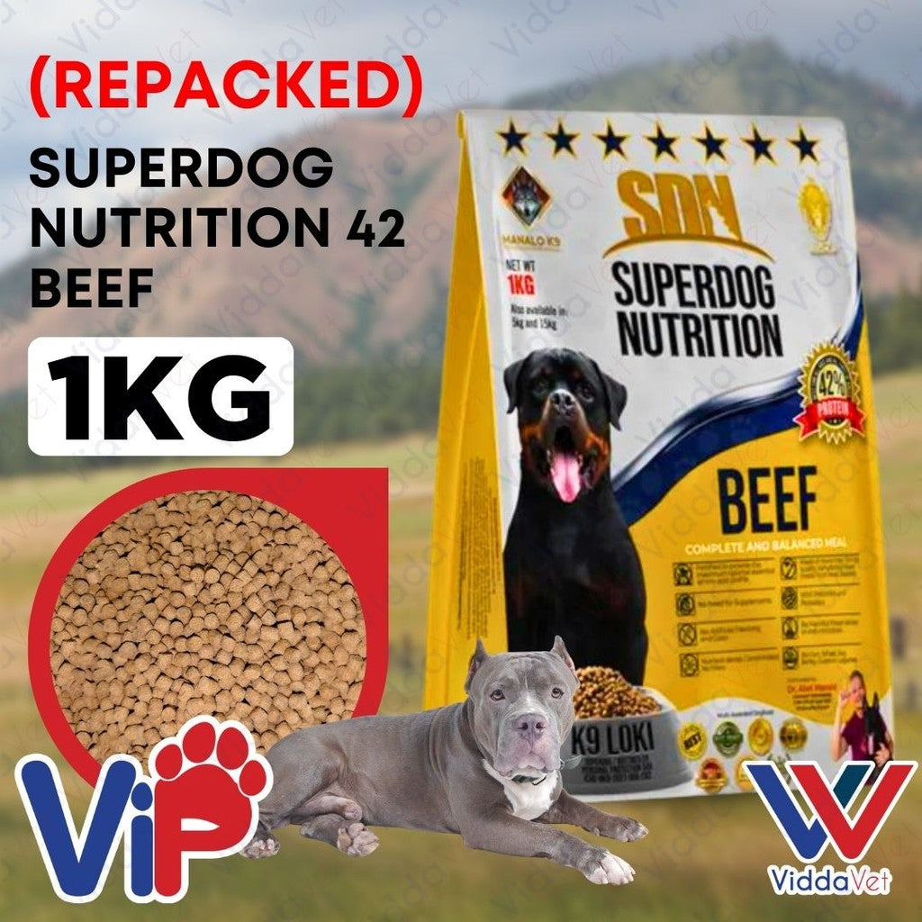 SDN 42 Superdog Nutrition Beef 1kg