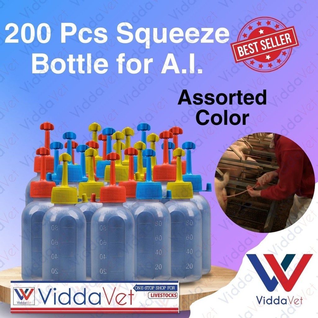 Squeeze Bottle 100ml 200pcs