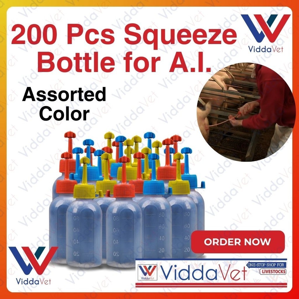 Squeeze Bottle 100ml 200pcs