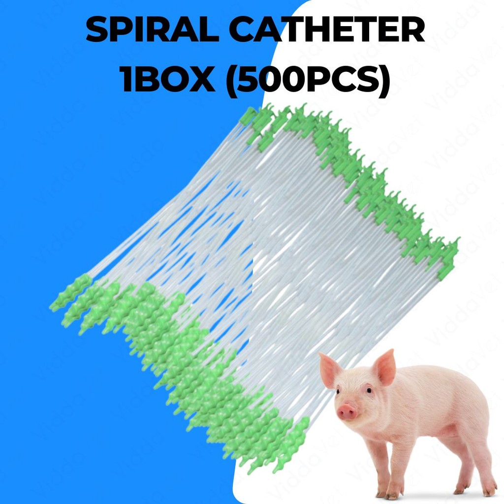 Foam Tip Spiral Catheter 500pcs 1 Box