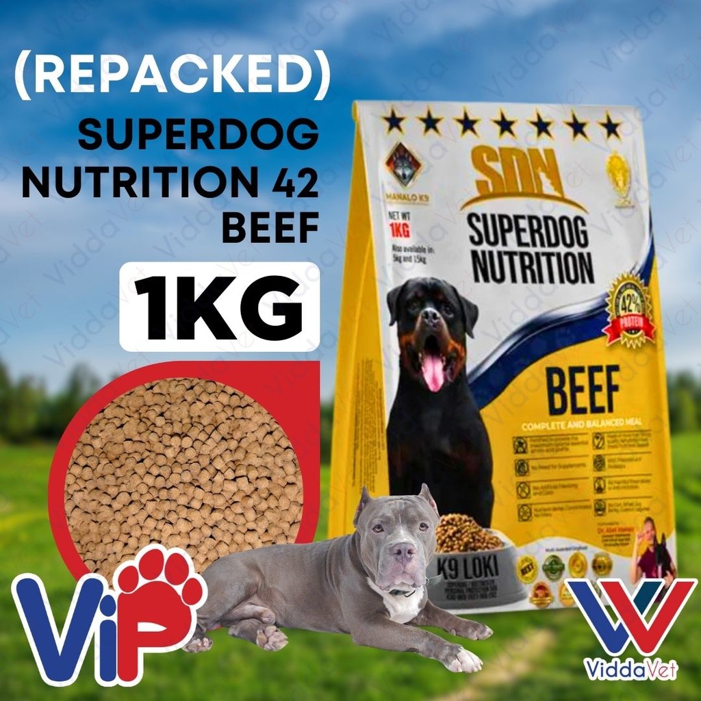 SDN 42 Superdog Nutrition Beef 1kg