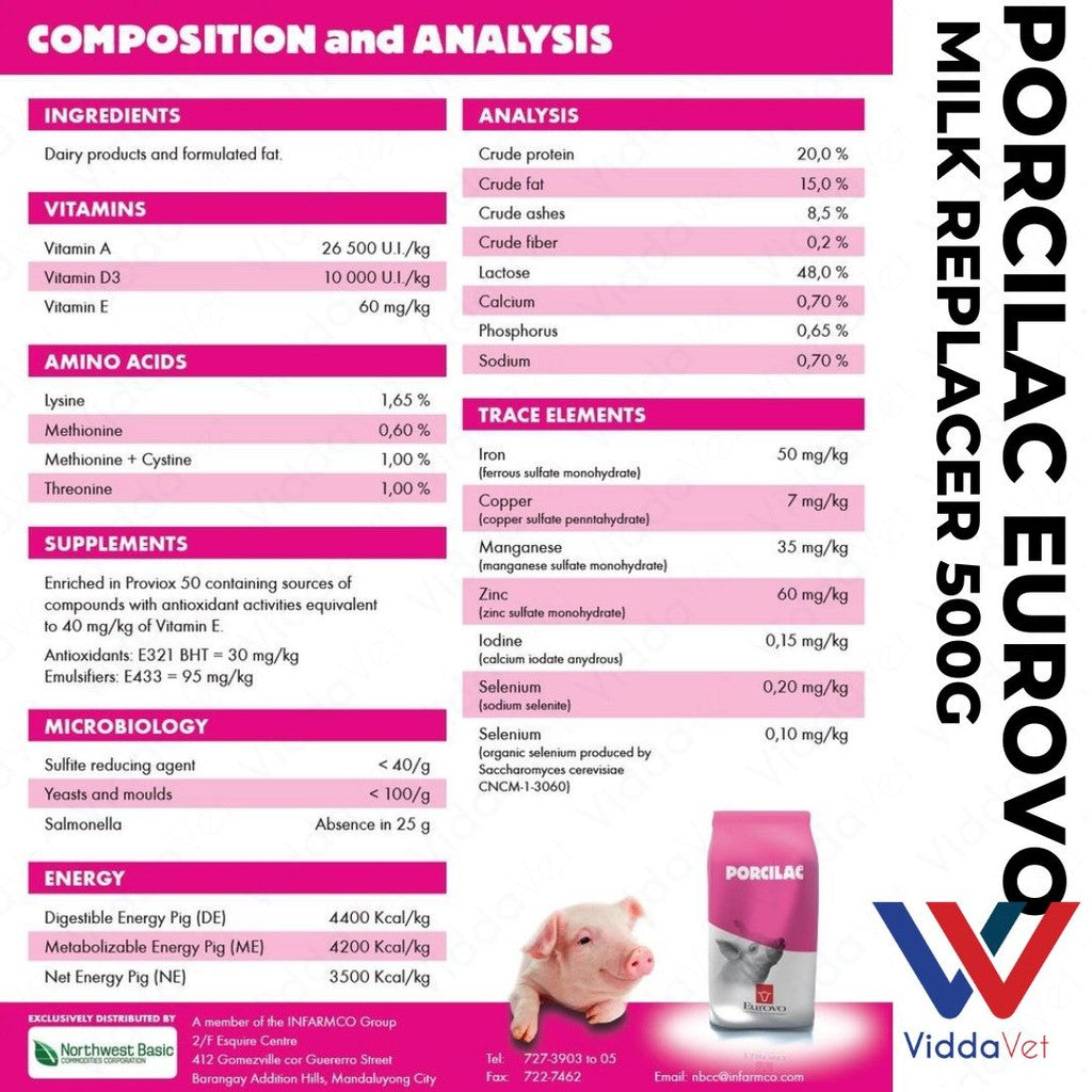 Porcilac Eurovo 500g