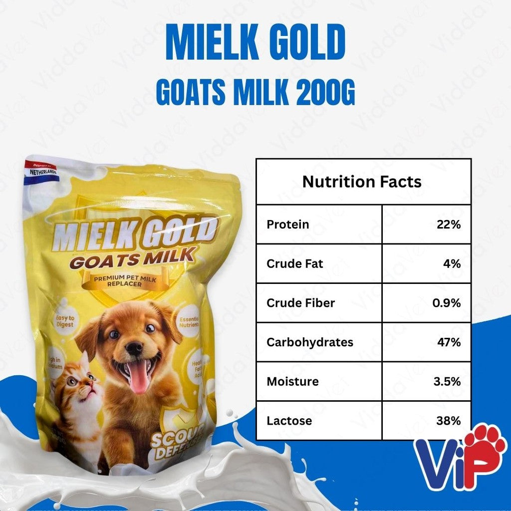 Mielk Gold Pet Milk Replacer 200g