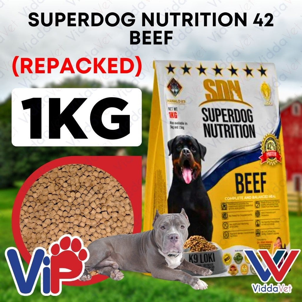SDN 42 Superdog Nutrition Beef 1kg