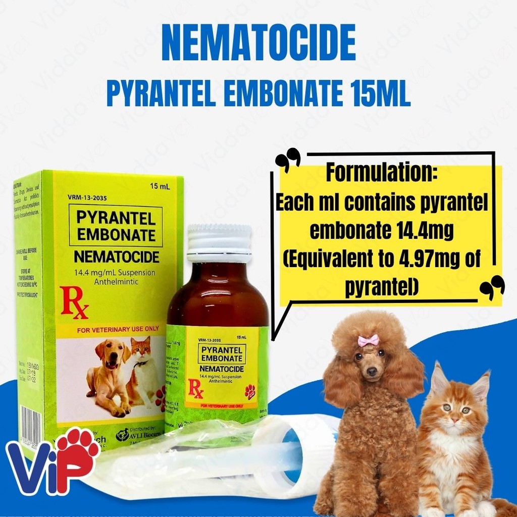 Nematocide Pyrantel Embonate 15ml