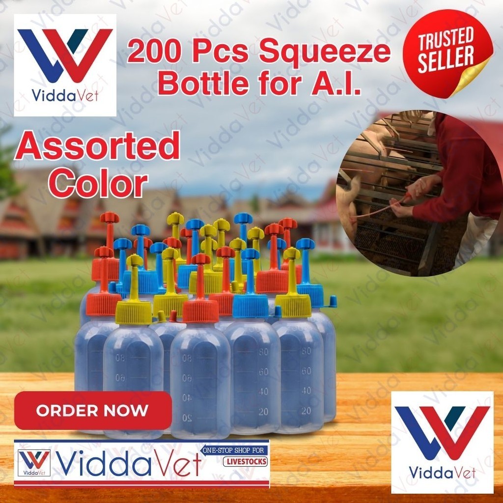 Squeeze Bottle 100ml 200pcs