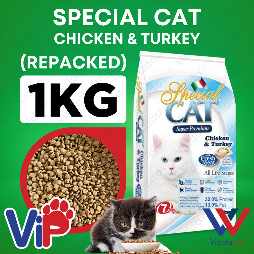 Special Cat Chicken & Turkey 1kg (Repacked)
