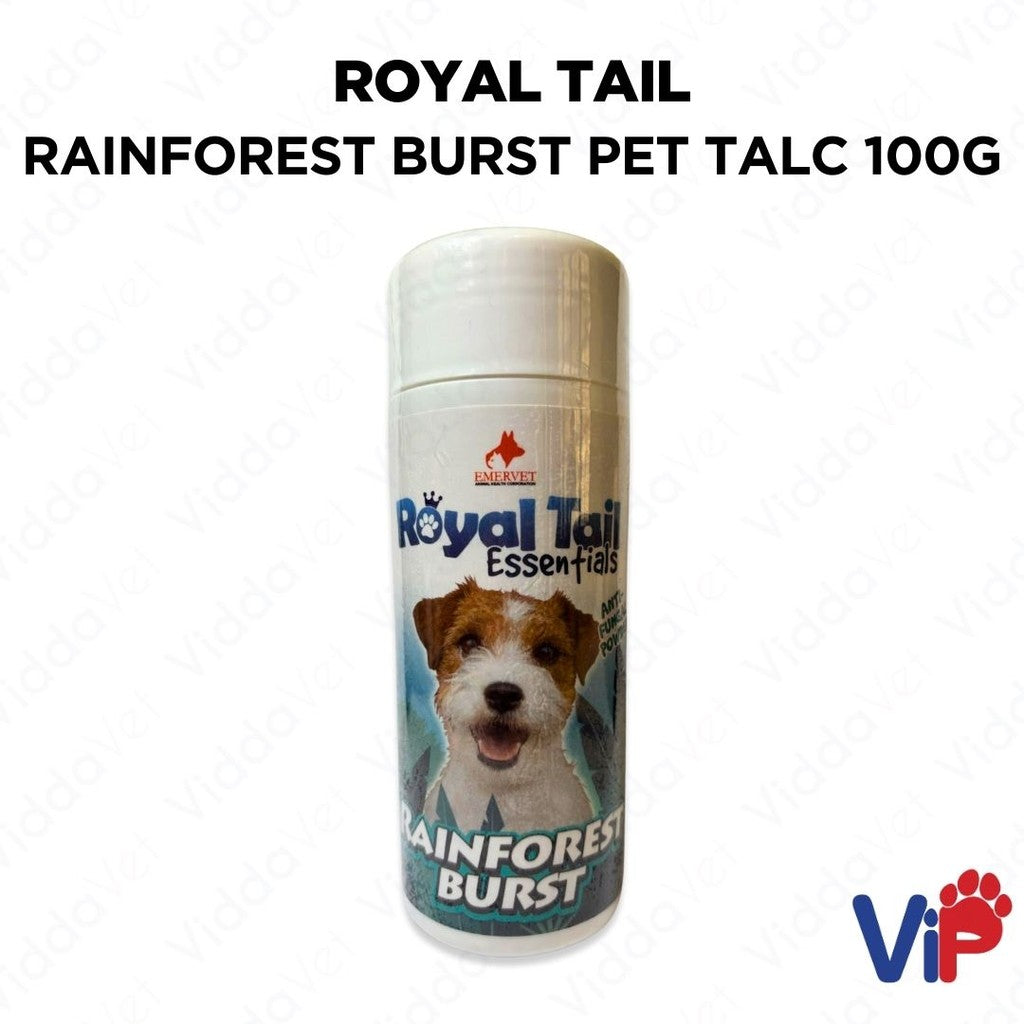 Royal Tail Rainforest Burst Pet Talc 100g