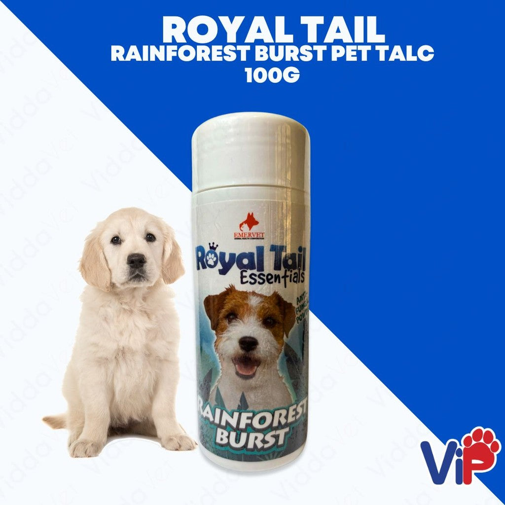 Royal Tail Rainforest Burst Pet Talc 100g