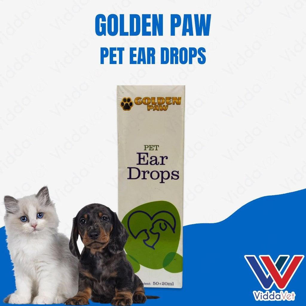 Golden Paw Pet Eardrops 70mL