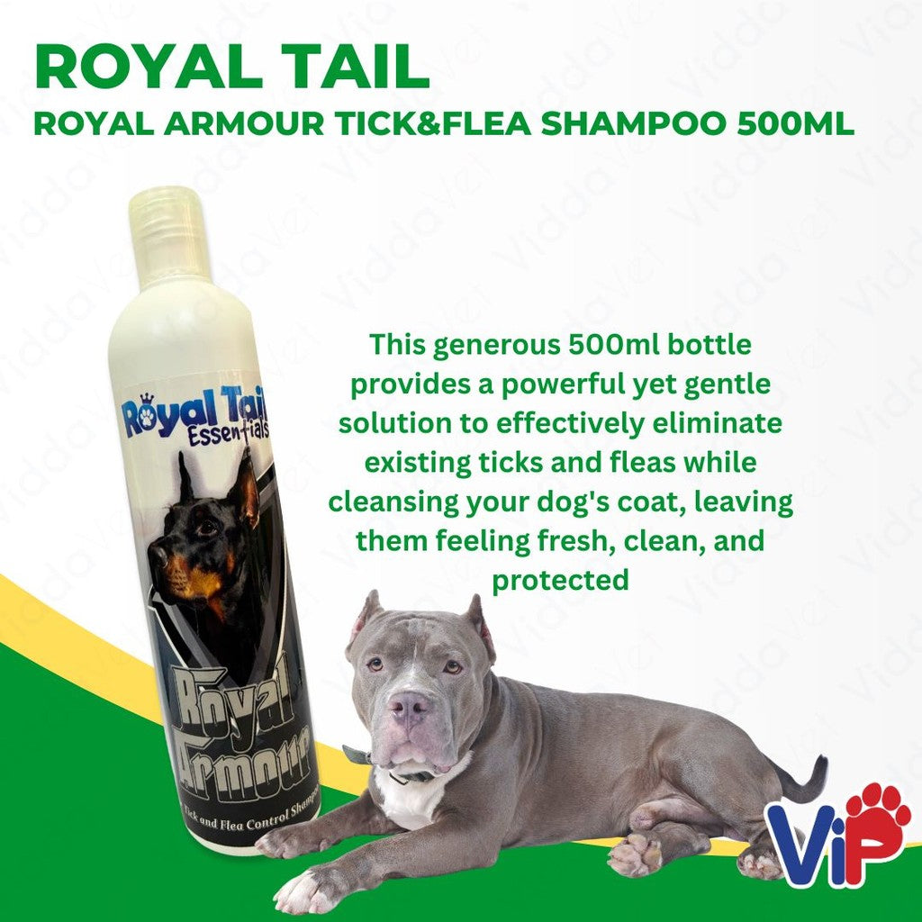 Royal Tail Tick and Flea Shampoo 500ML