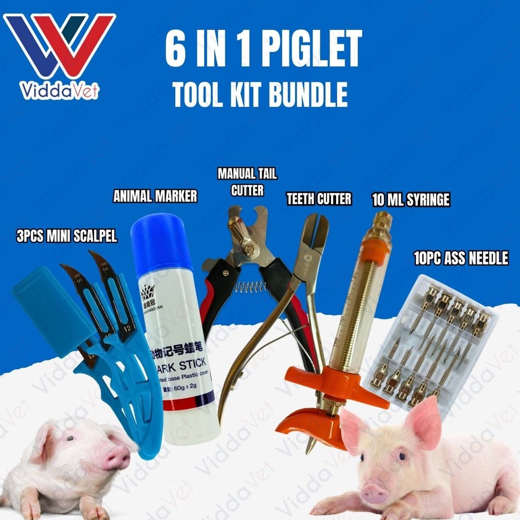 6 in 1 Piglet Tool Kit Bundle