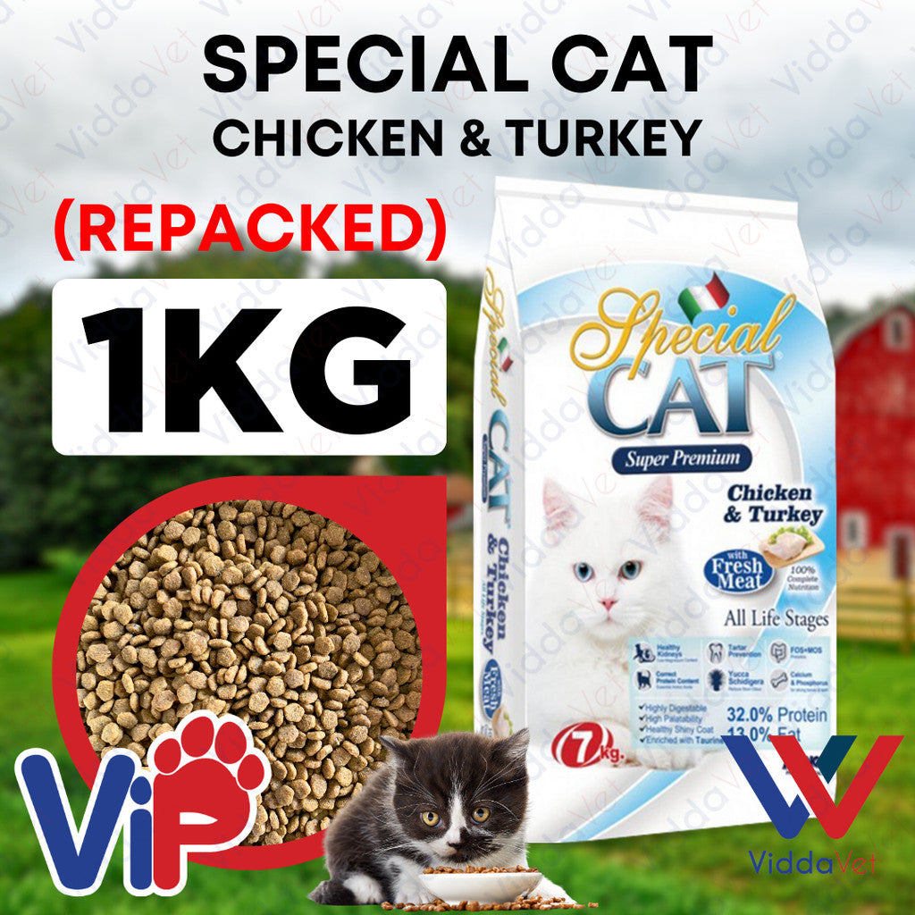Special Cat Chicken & Turkey 1kg (Repacked)