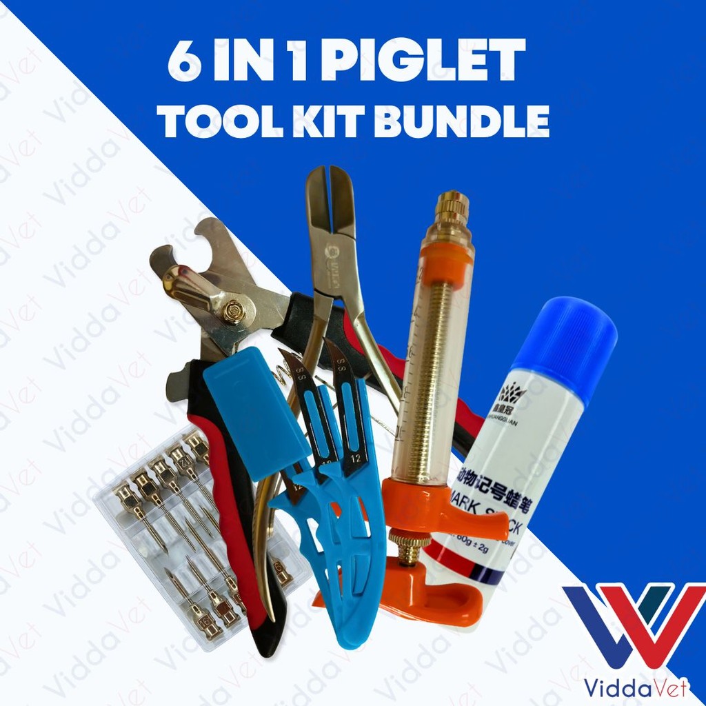 6 in 1 Piglet Tool Kit Bundle