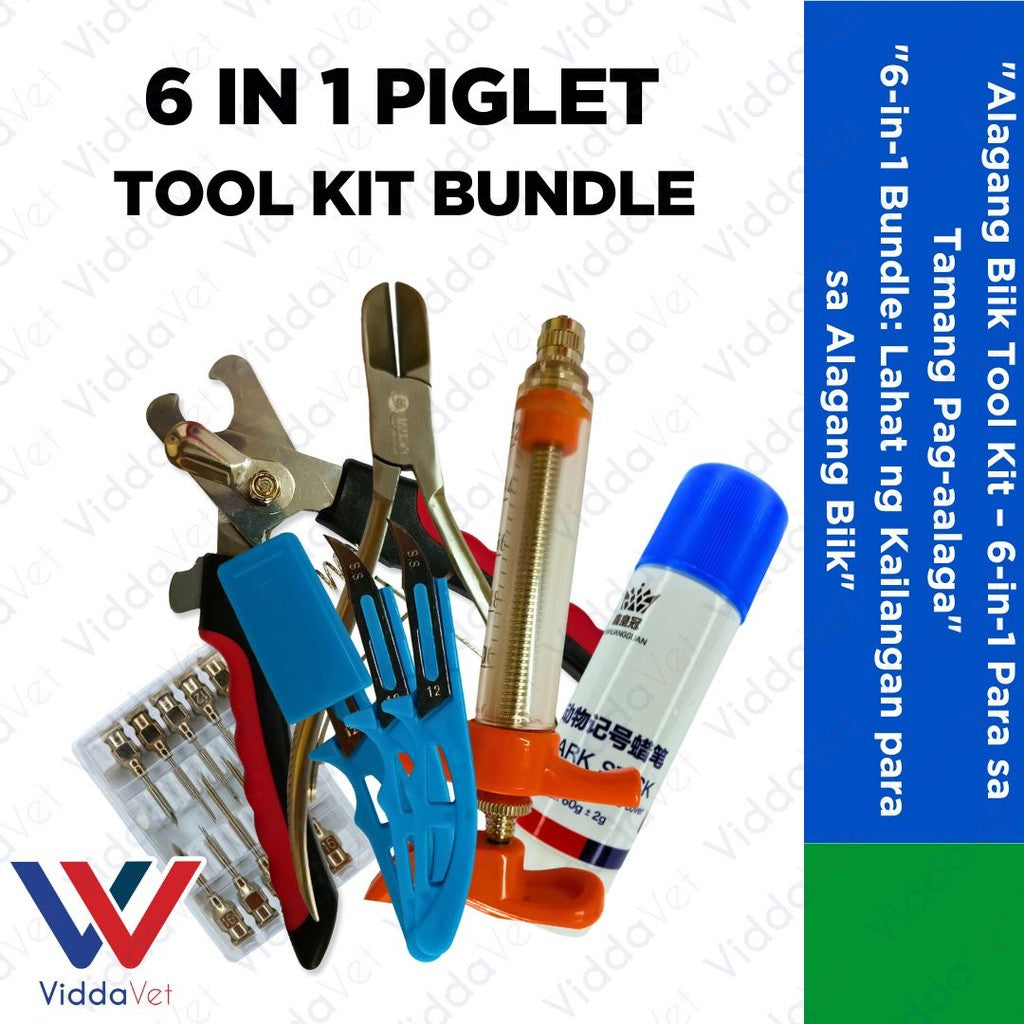 6 in 1 Piglet Tool Kit Bundle
