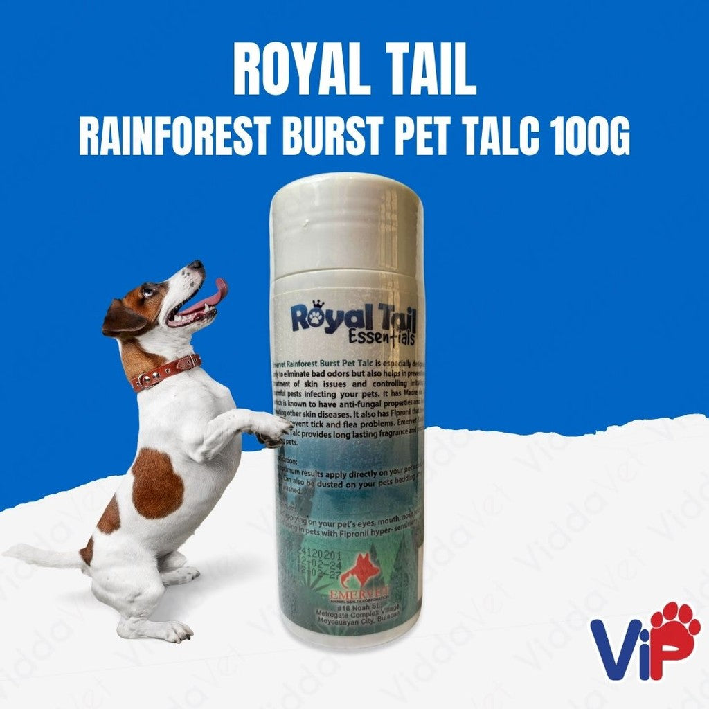 Royal Tail Rainforest Burst Pet Talc 100g