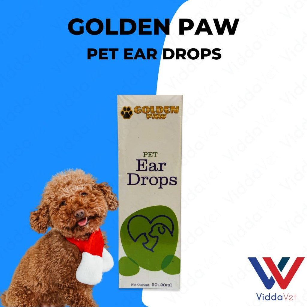 Golden Paw Pet Eardrops 70mL
