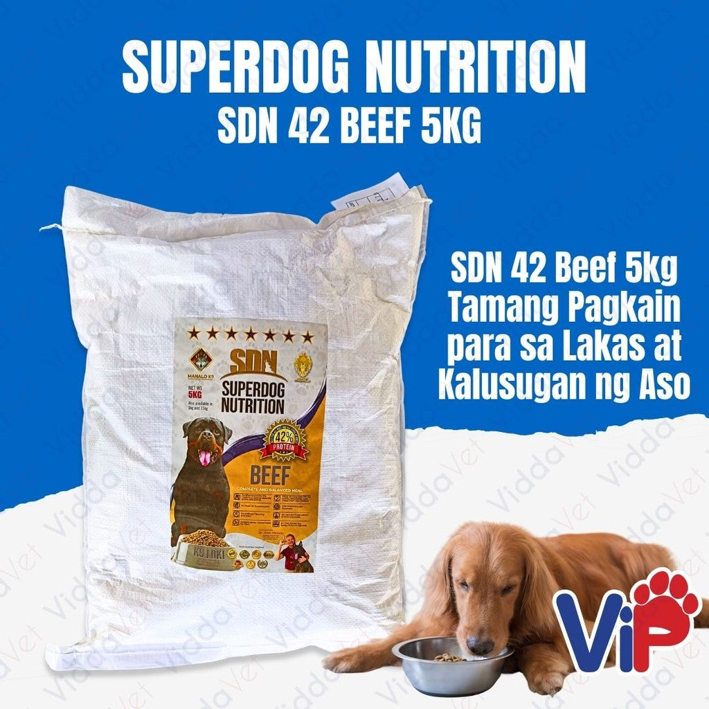 SDN 42 Superdog Nutrition Beef flavor 5kg