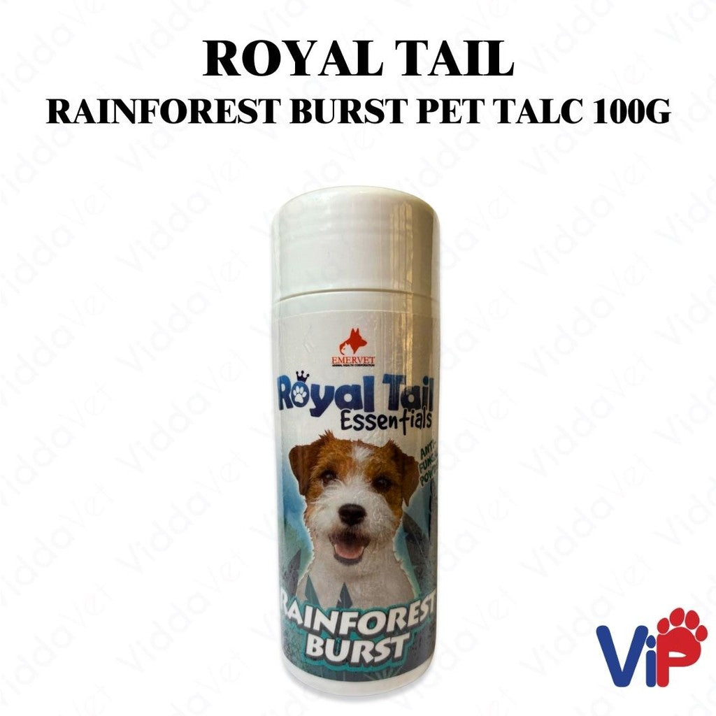 Royal Tail Rainforest Burst Pet Talc 100g