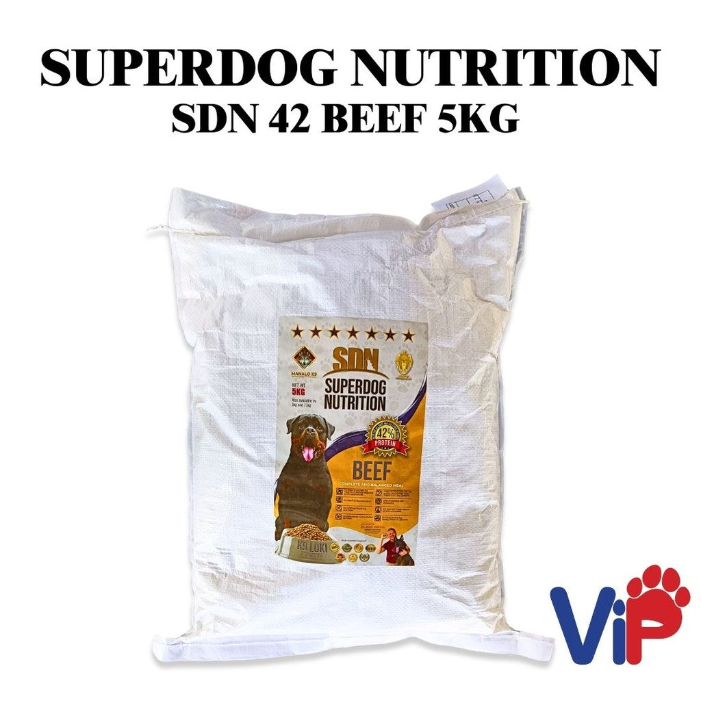 SDN 42 Superdog Nutrition Beef flavor 5kg