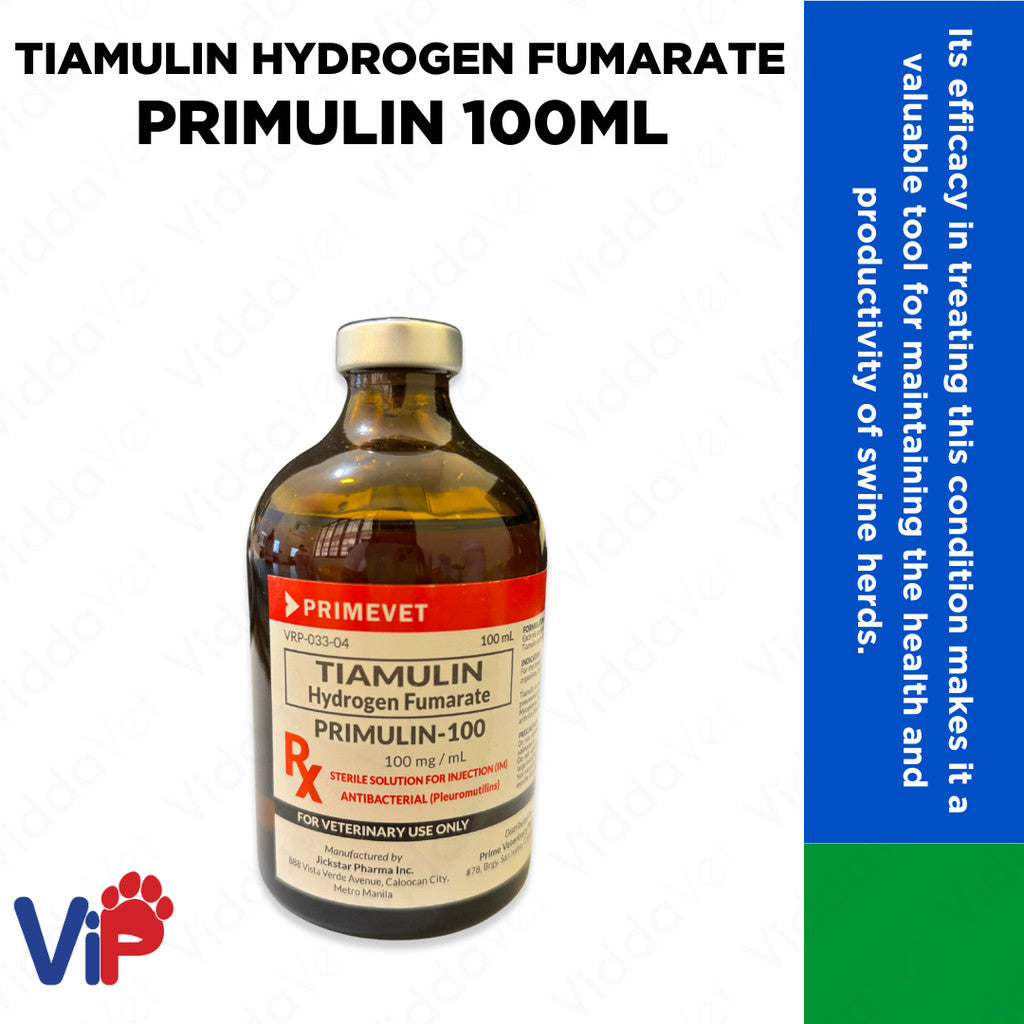Primulin - 100 Tiamulin Hydrogen Fumarate 100mL