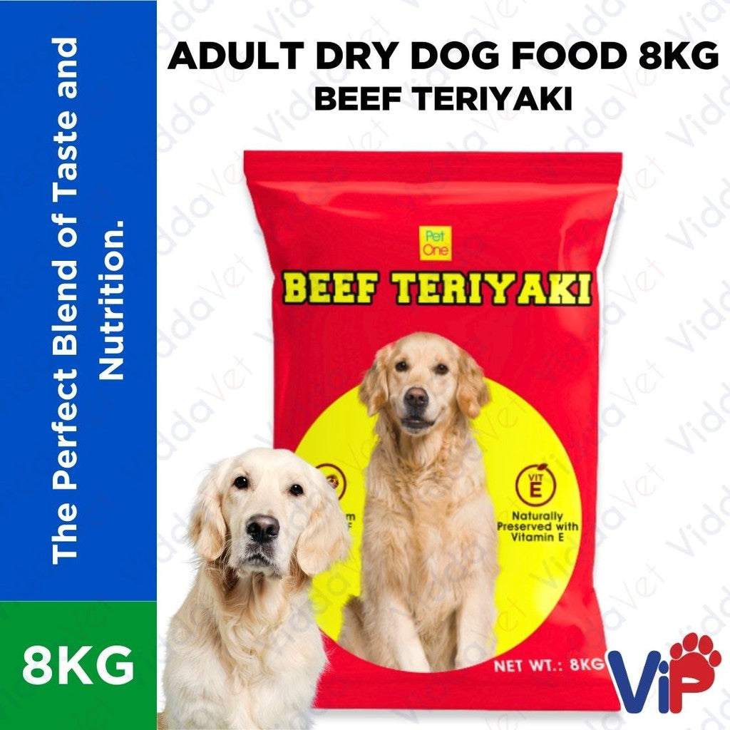 Adult Dry Dog Food Beef Teriyaki 8kg