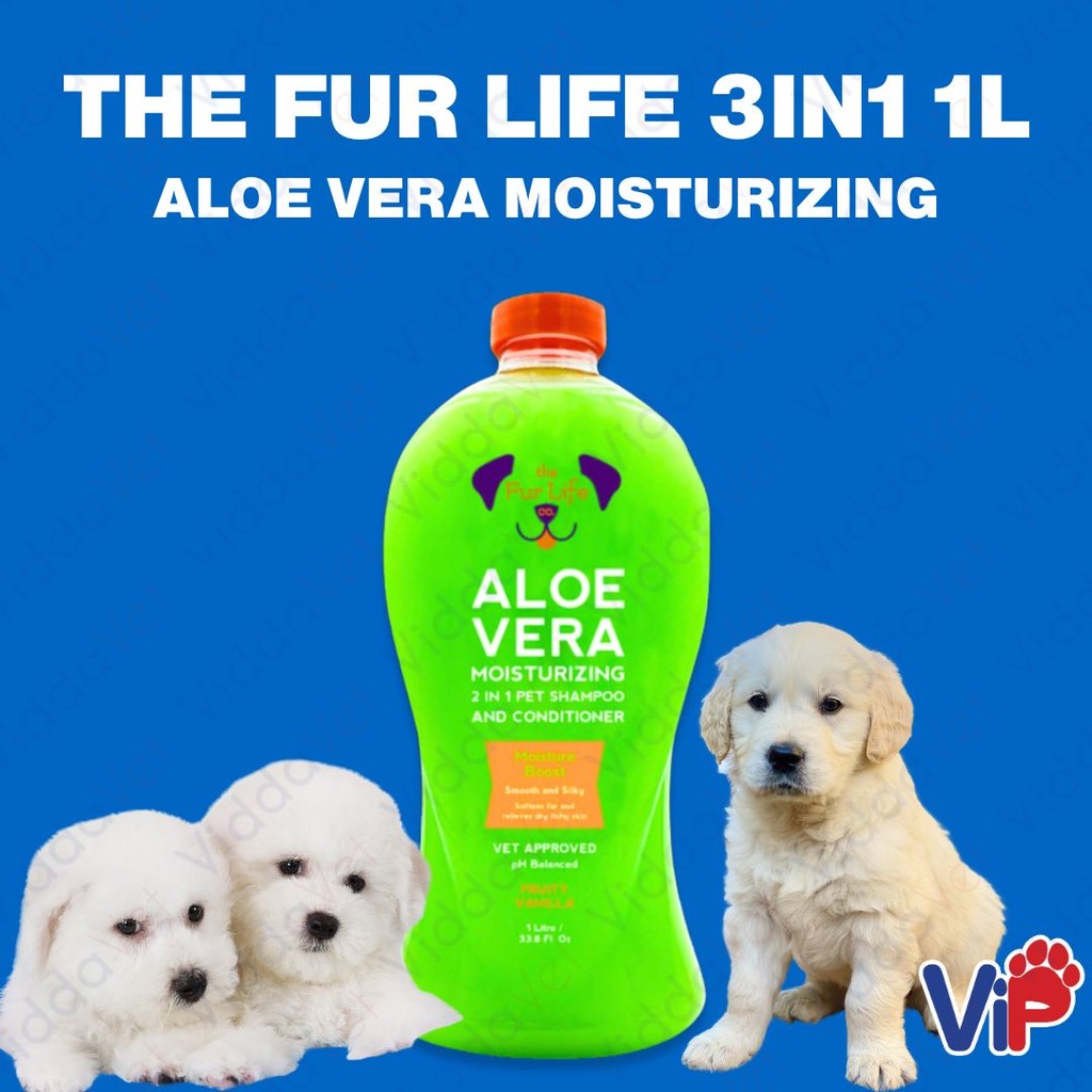 The Fur Life 3-in-1 Aloe Vera Moisturizing Dog Shampoo 1L