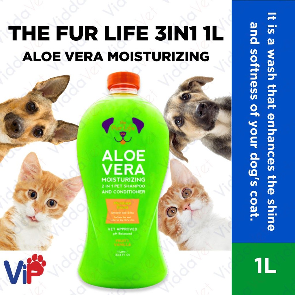 The Fur Life 3-in-1 Aloe Vera Moisturizing Dog Shampoo 1L