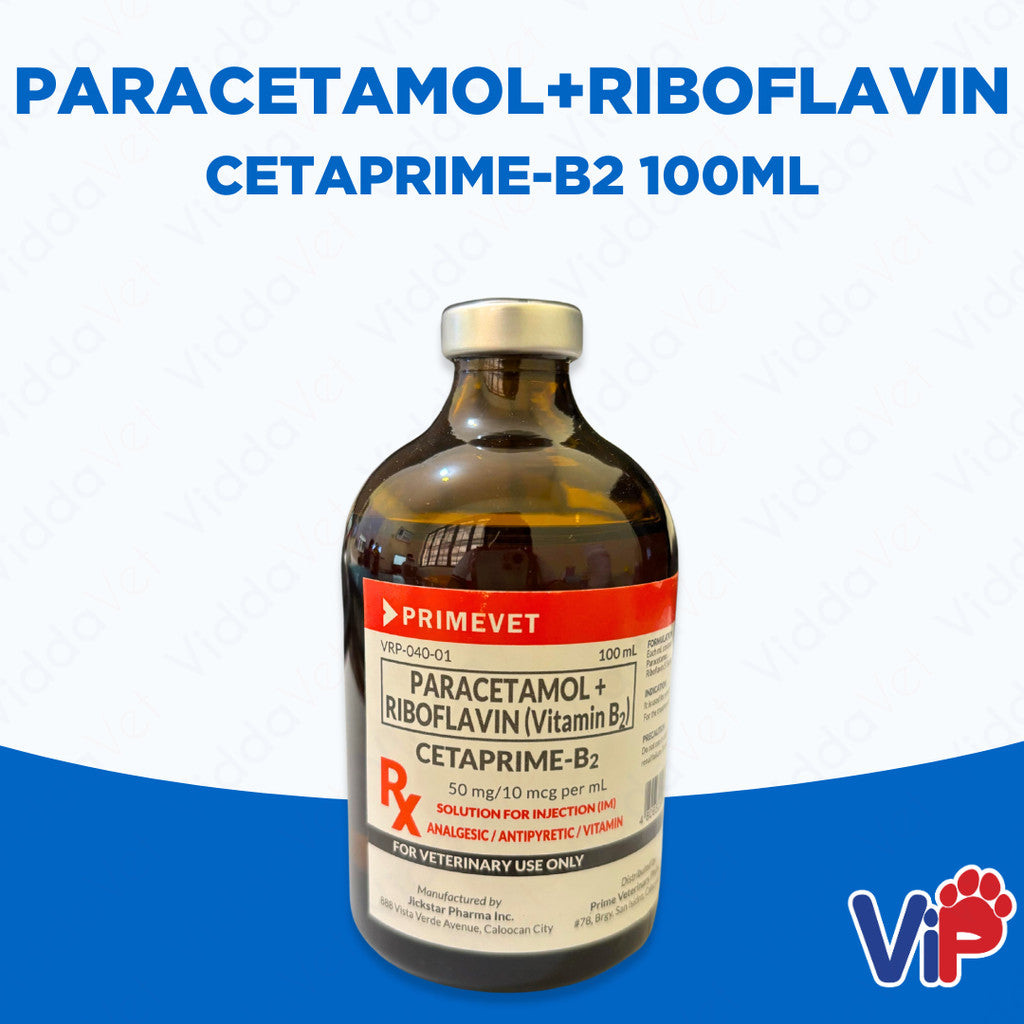 Cetaprime - B2 Paracetamol Riboflavin  B2 100ML