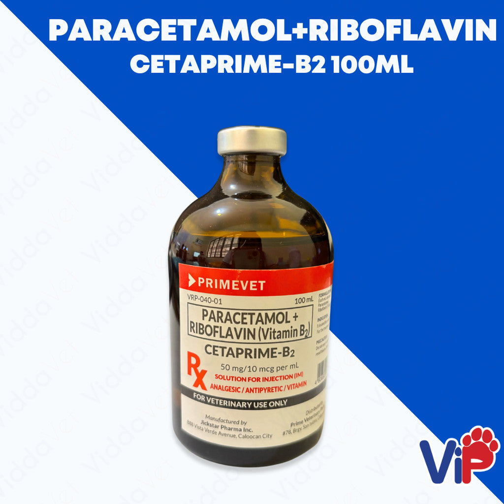 Cetaprime - B2 Paracetamol Riboflavin  B2 100ML