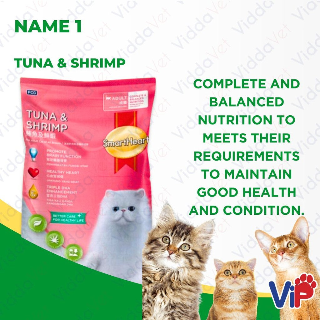 SmartHeart Adult and Kitten Cat Food Tuna and Shrimp 7kg