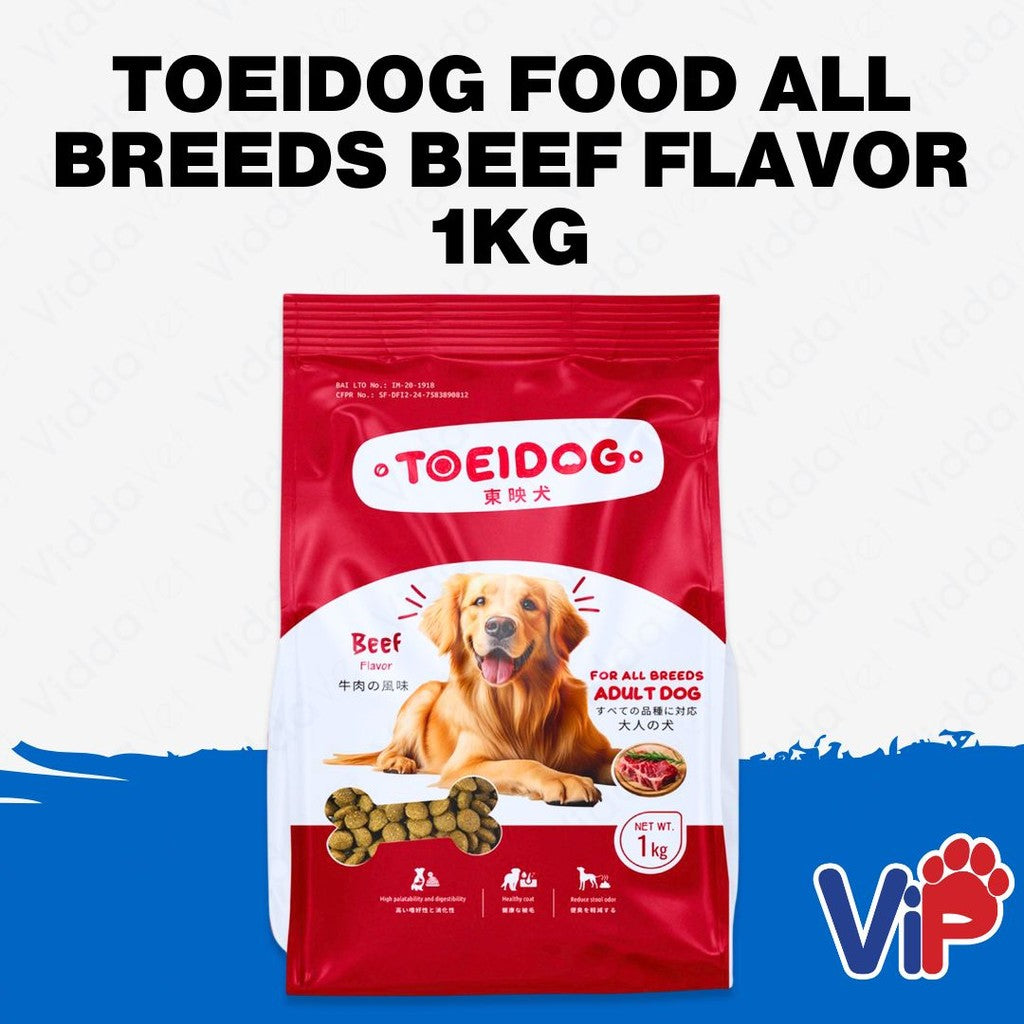 ToeiDog Food All Breeds Beef Flavor 1kg