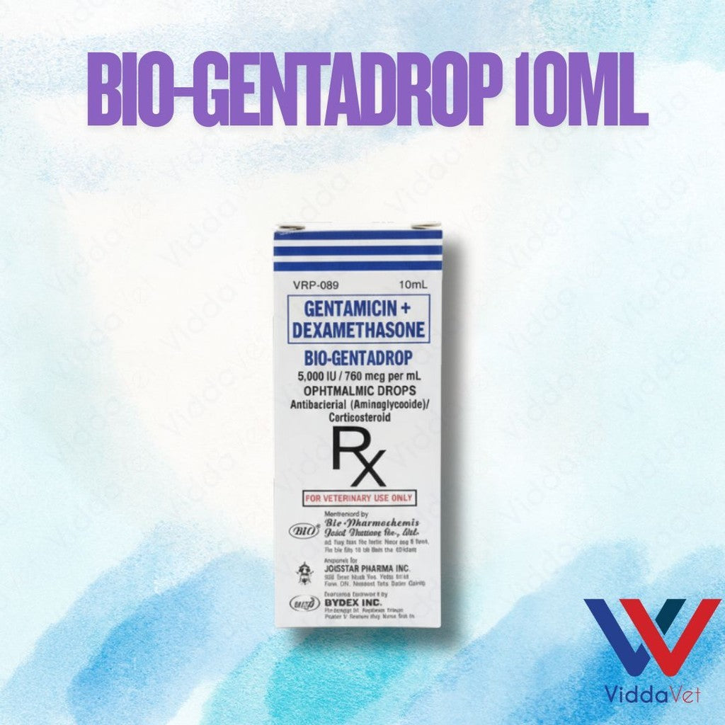 Bio Gentadrop 10ml Ear Cleaner and Eye Relief for Pets