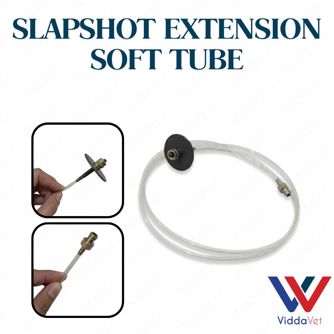 Slapshot Soft Extension Tube for Livestock Feeding and Fluid Transfer Connection
