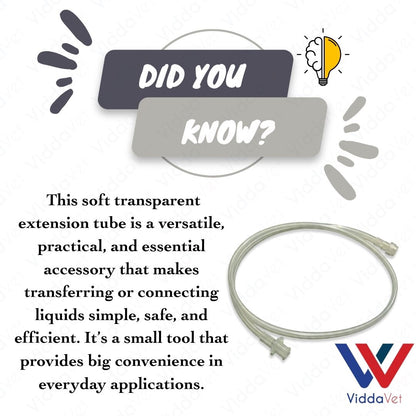 Soft Transparent Extension Tube Connector Line for Livestock Liquid Application