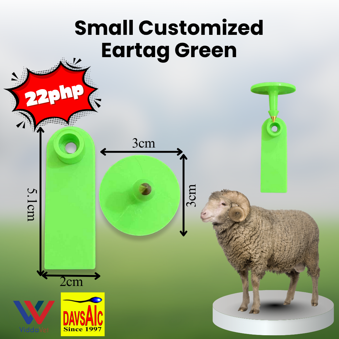 Customized Eartag Round, Square, Rectangle, Small, Medium, Large for Pigs, Sheep & Cattle