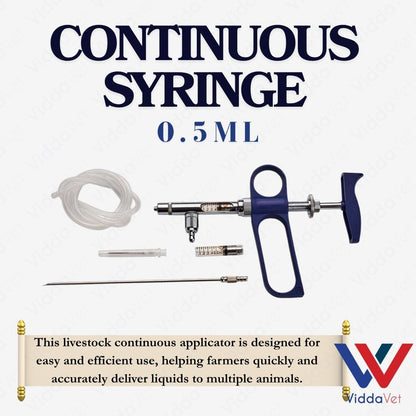 0.5ml Continuous Syringe for Livestock and Poultry Farm Tool