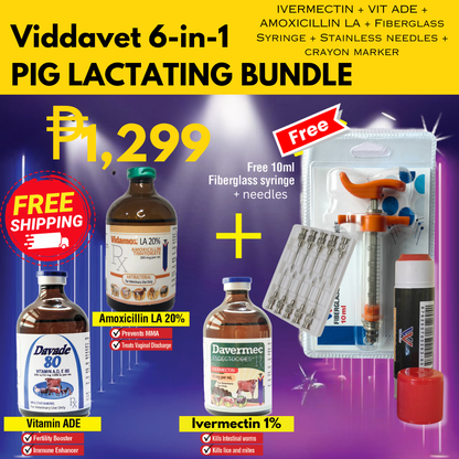 Piglet Bundle, Breeder Bundle, Farrowing Bundle, Lactating Bundle, Grower Bundle - Free Shipping